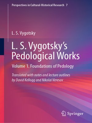 cover image of L. S. Vygotsky's Pedological Works